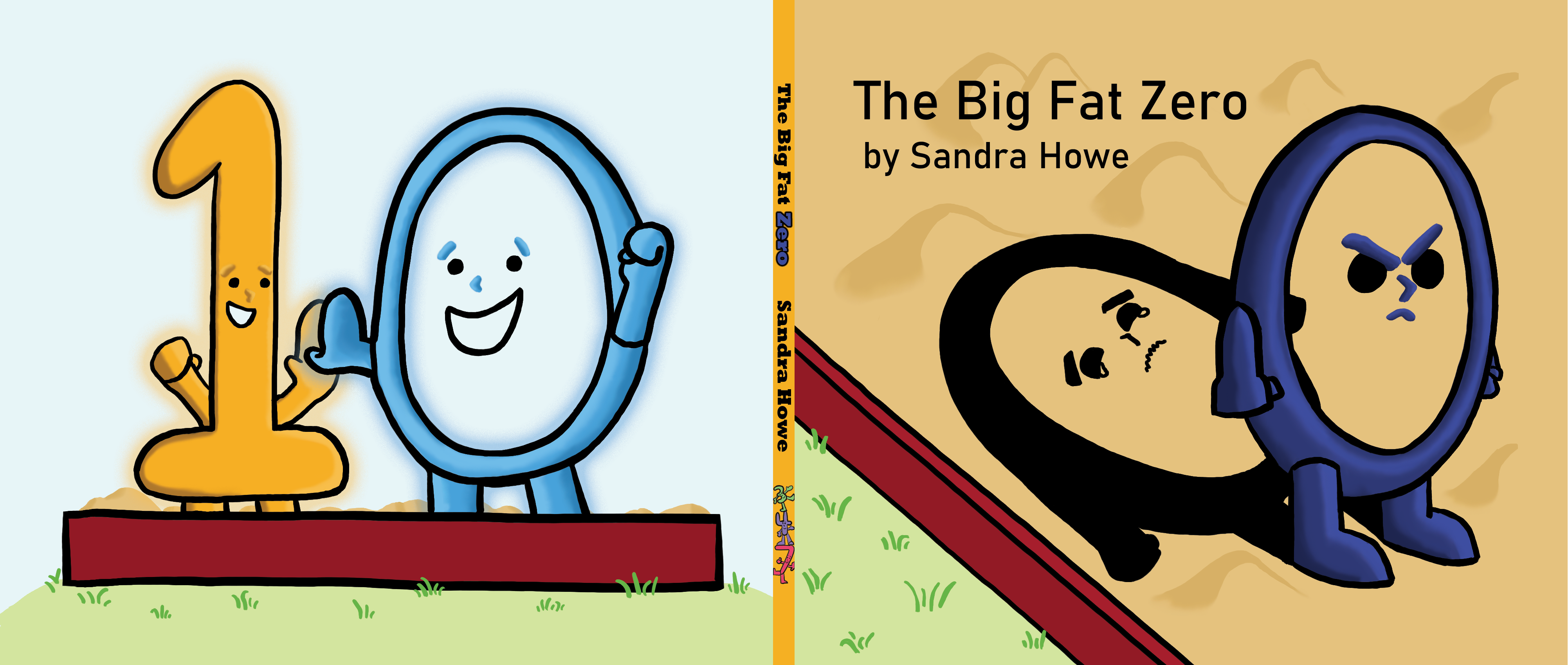 Front, spine, and back cover of The Big Fat Zero